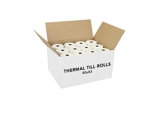 Thermal Till Rolls Box of 50 (80x80mm)