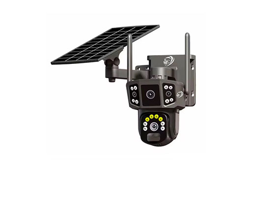 Solar WiFi PTZ Camera Triple Lens