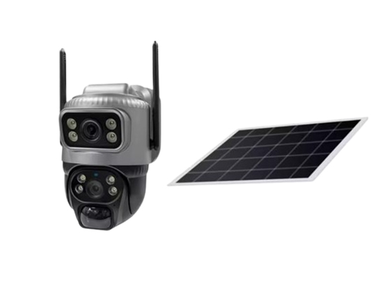 4G IP Solar Camera 3MP Dual Lens
